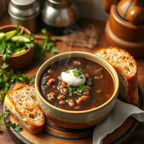 Sopa Negra - Easy Traditional Bean Soup Recipe